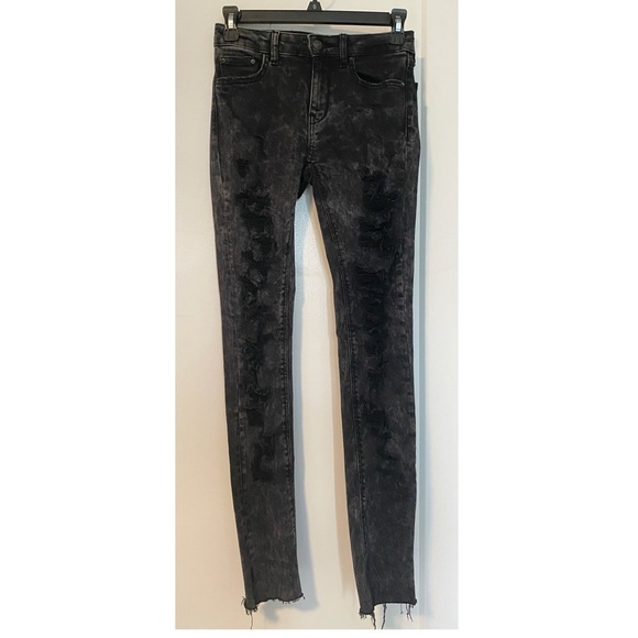 Zara TRF premium denim ripped skinny jeans - Picture 4 of 12